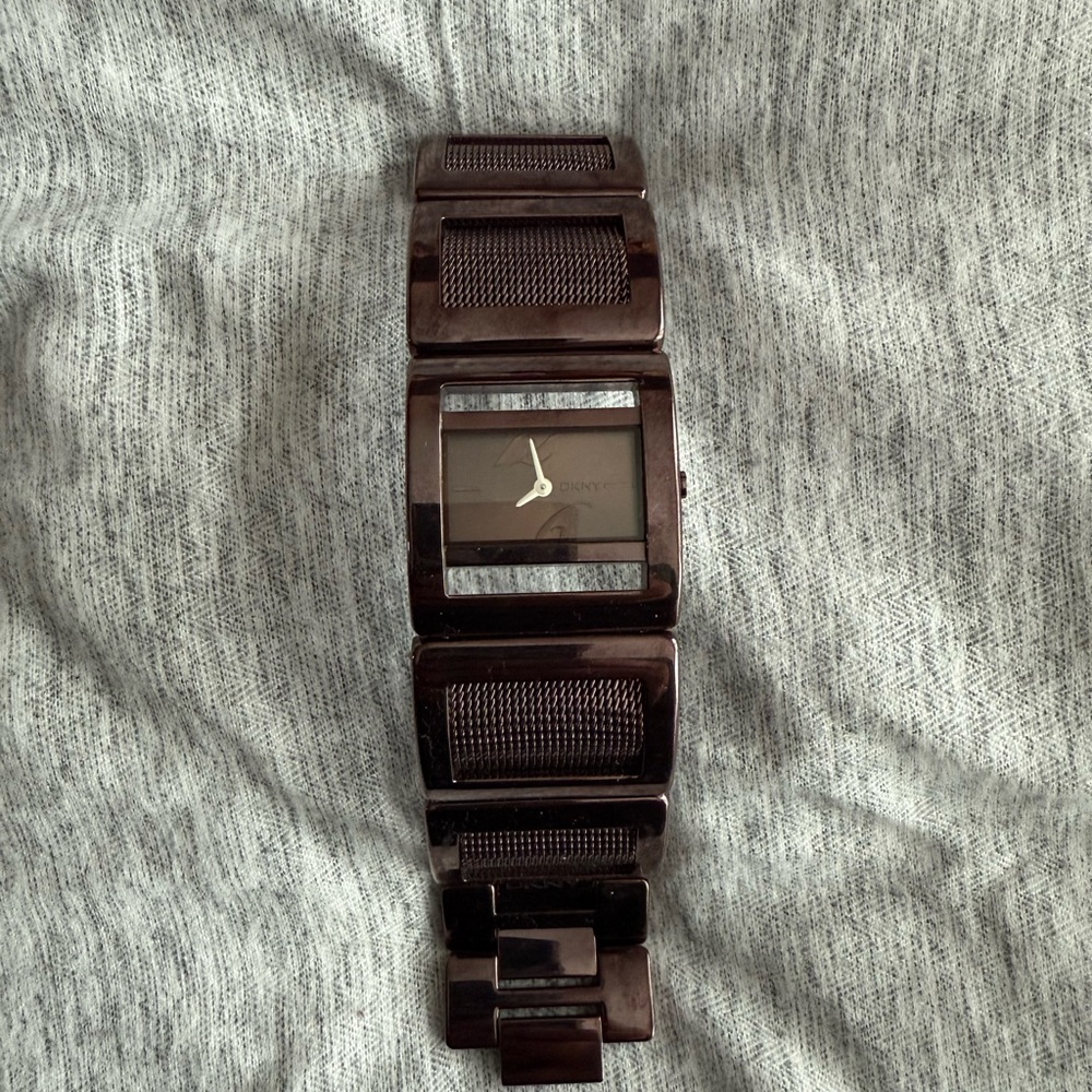 DKNY Metallic Brown Mesh Watch